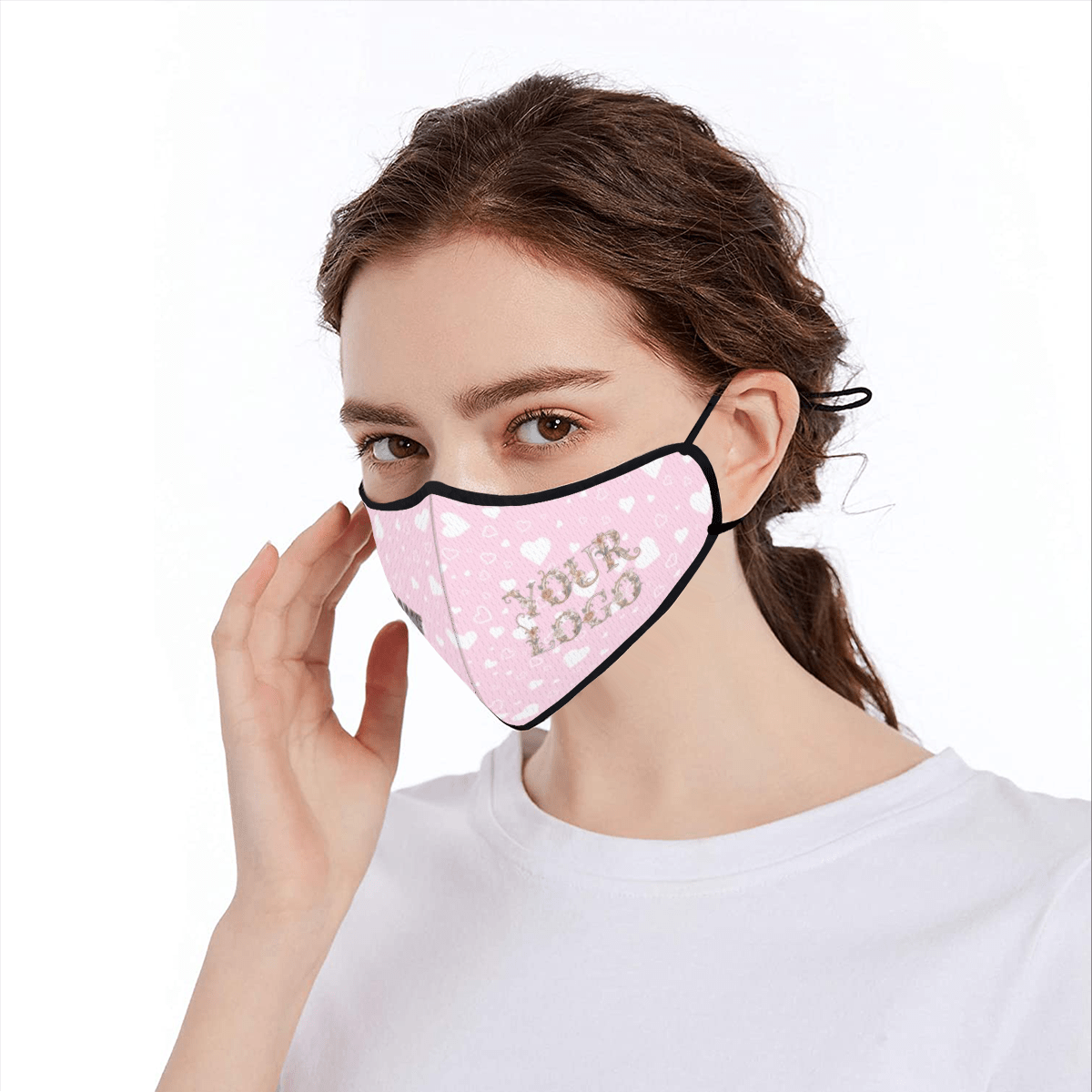 Custom Logo & Name Cup Mask - Face Mask - BuyEcEc