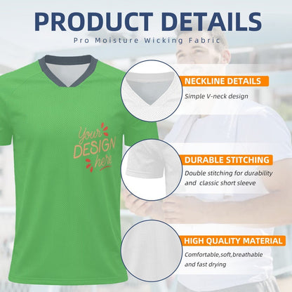 Custom Mexican Style Soccer Jersey – Team Name & Number Personalization - Sport - BuyEcEc