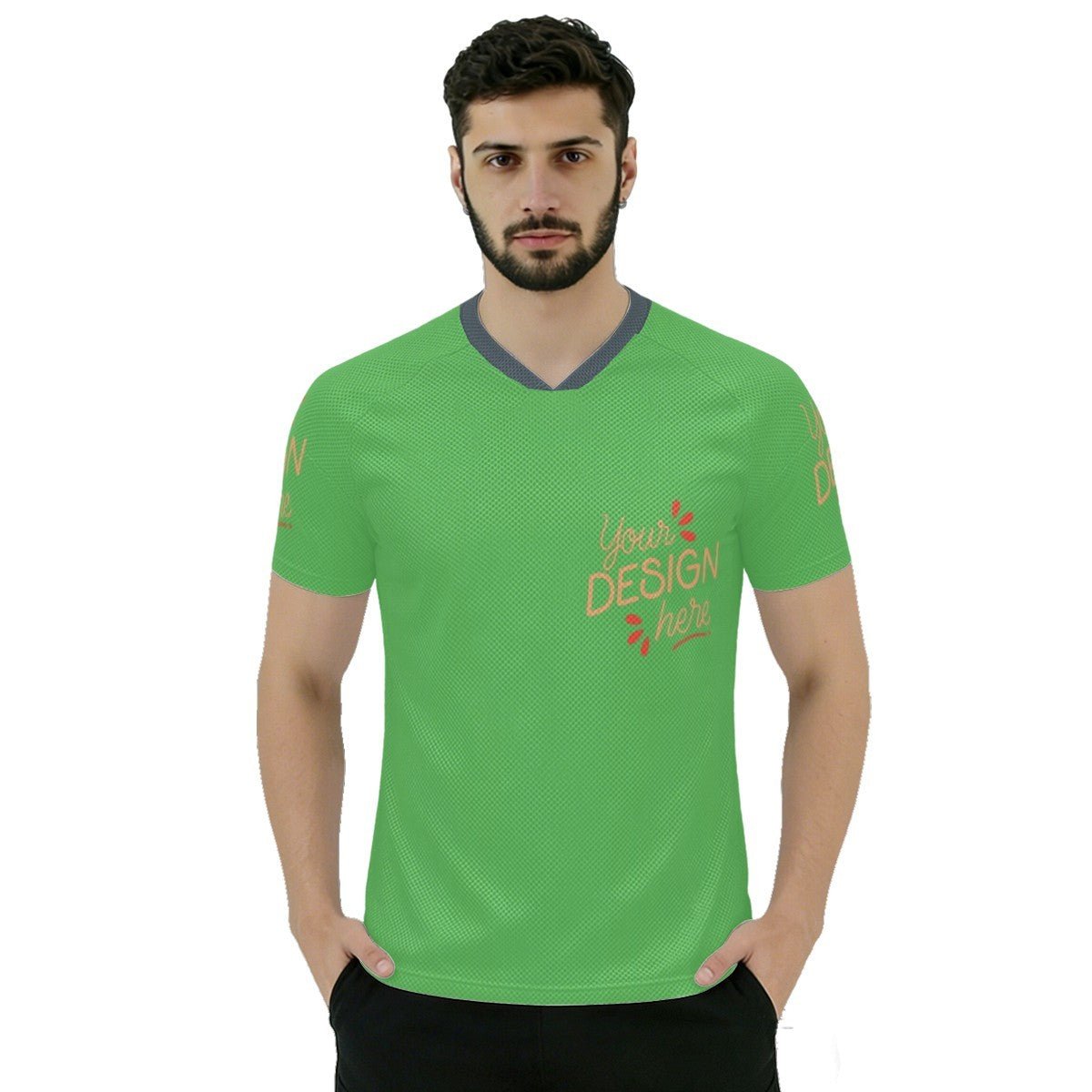 Custom Mexican Style Soccer Jersey – Team Name & Number Personalization - Sport - BuyEcEc