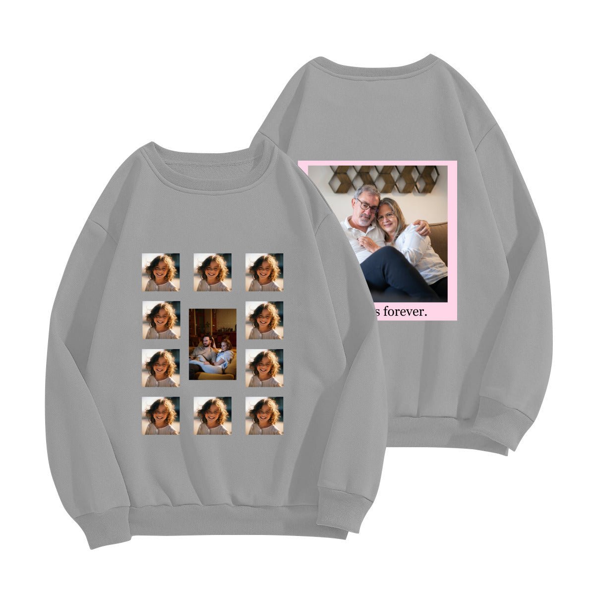 Custom Photo Collage Hoodie (280GSM) - Double - Sided Print - BuyEcEc