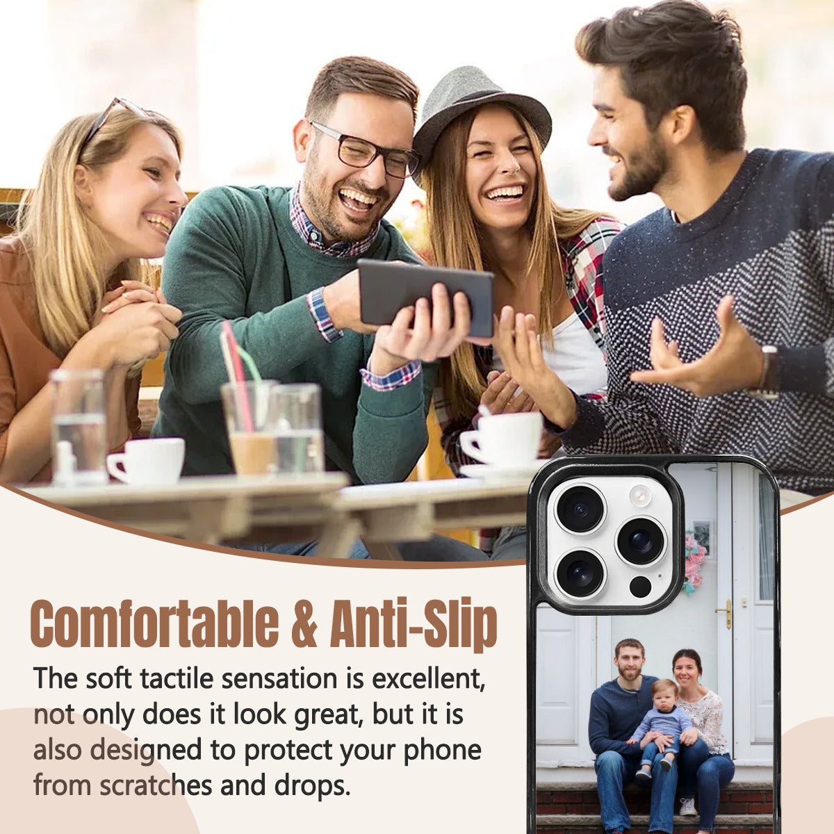 Custom Photo iPhone 16 Pro Mirror Phone Cases: Personalize Yours - iphoneCases - BuyEcEc