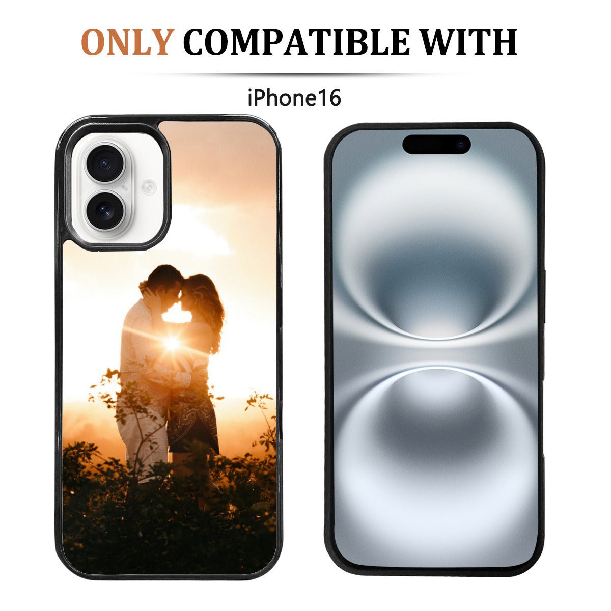 Custom Photo Print iPhone 16 Mirror Case: Create Your Own - iphoneCases - BuyEcEc