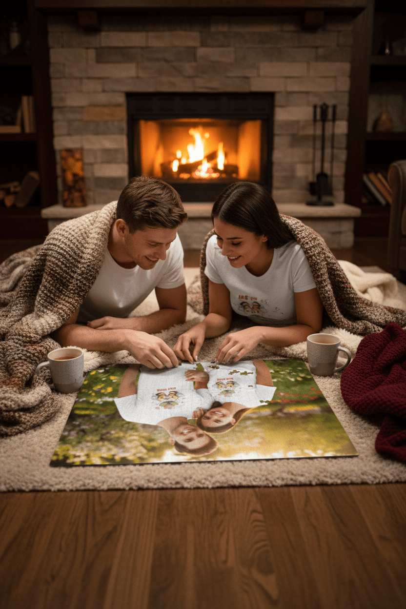 Custom Photo Puzzle | Personalized Jigsaw Puzzle Gift for Couples - Jigsaw Puzzle - BuyEcEc