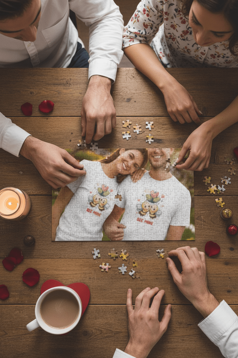 Custom Photo Puzzle | Personalized Jigsaw Puzzle Gift for Couples - Jigsaw Puzzle - BuyEcEc