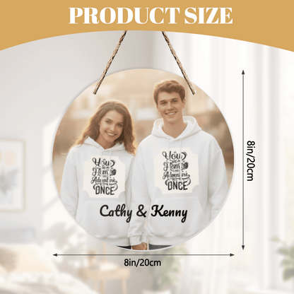 Custom Photo Round Acrylic Pendant | Personalized Mirror Gift | BuyEcEc - Pendants & Ornaments - BuyEcEc