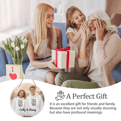 Custom Photo Round Acrylic Pendant | Personalized Mirror Gift | BuyEcEc - Pendants & Ornaments - BuyEcEc