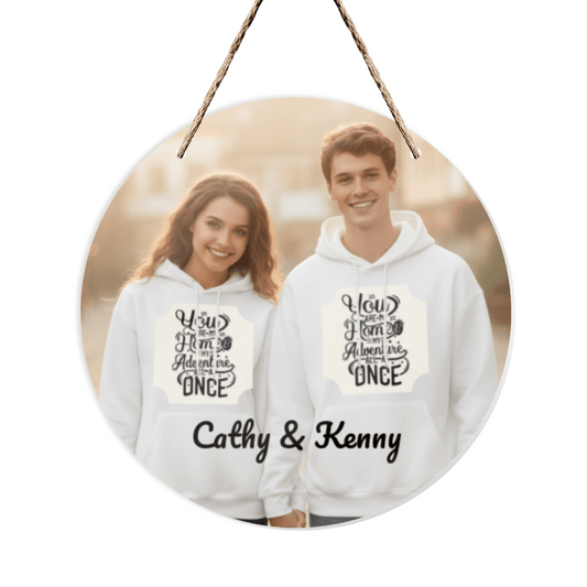 Custom Photo Round Acrylic Pendant | Personalized Mirror Gift | BuyEcEc - Pendants & Ornaments - BuyEcEc