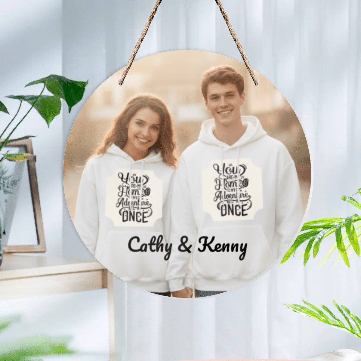 Custom Photo Round Acrylic Pendant | Personalized Mirror Gift | BuyEcEc - Pendants & Ornaments - BuyEcEc
