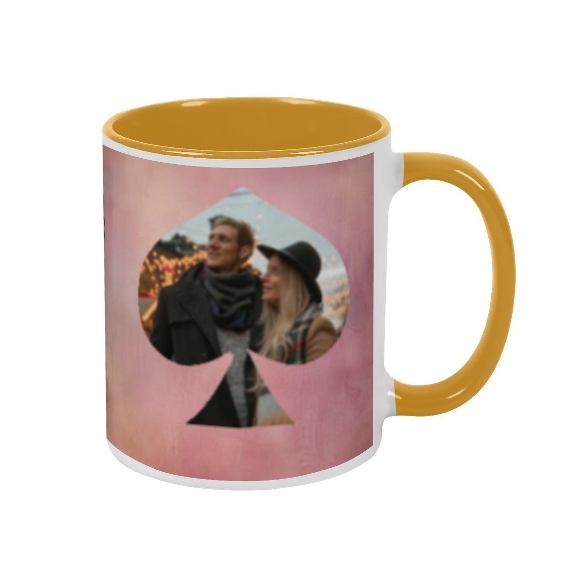 Custom Photo Two - Color Mug 11oz Spade - Mugs - BuyEcEc