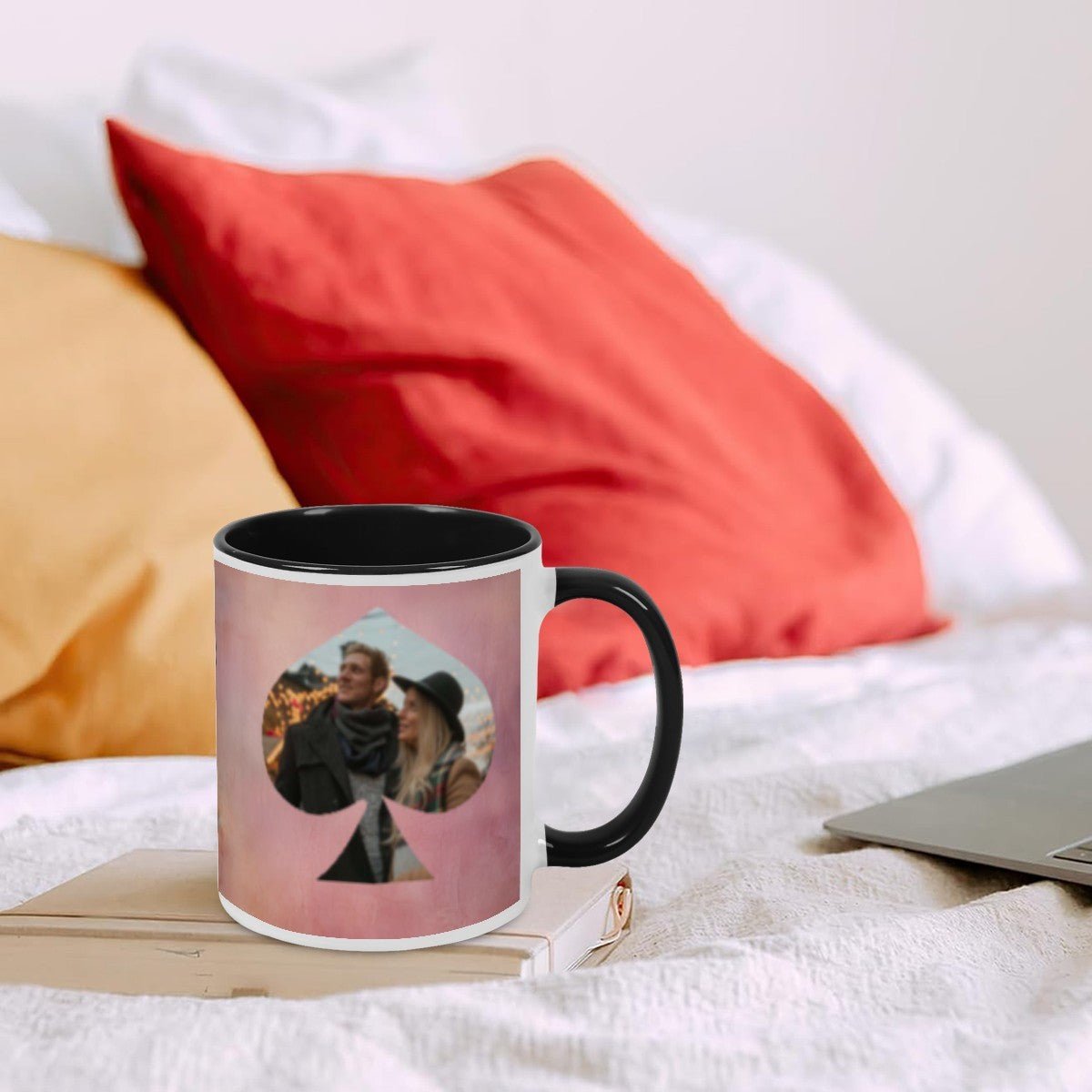 Custom Photo Two - Color Mug 11oz Spade - Mugs - BuyEcEc