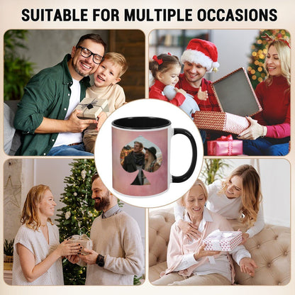 Custom Photo Two - Color Mug 11oz Spade - Mugs - BuyEcEc