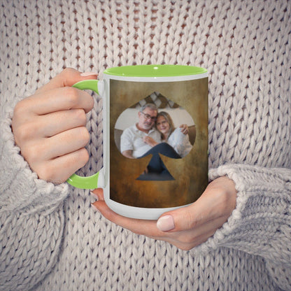 Custom Photo Two - Color Mug 15oz Spade - Mugs - BuyEcEc