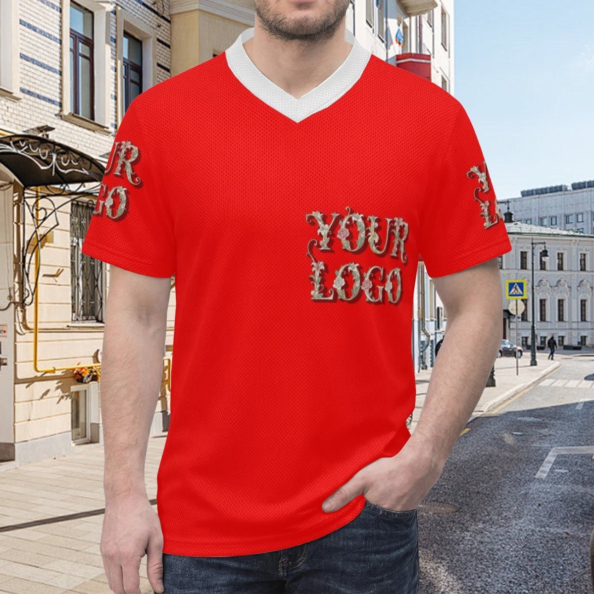 Custom US Men's Soccer Jersey – Team Name & Number Personalization - Sport - BuyEcEc