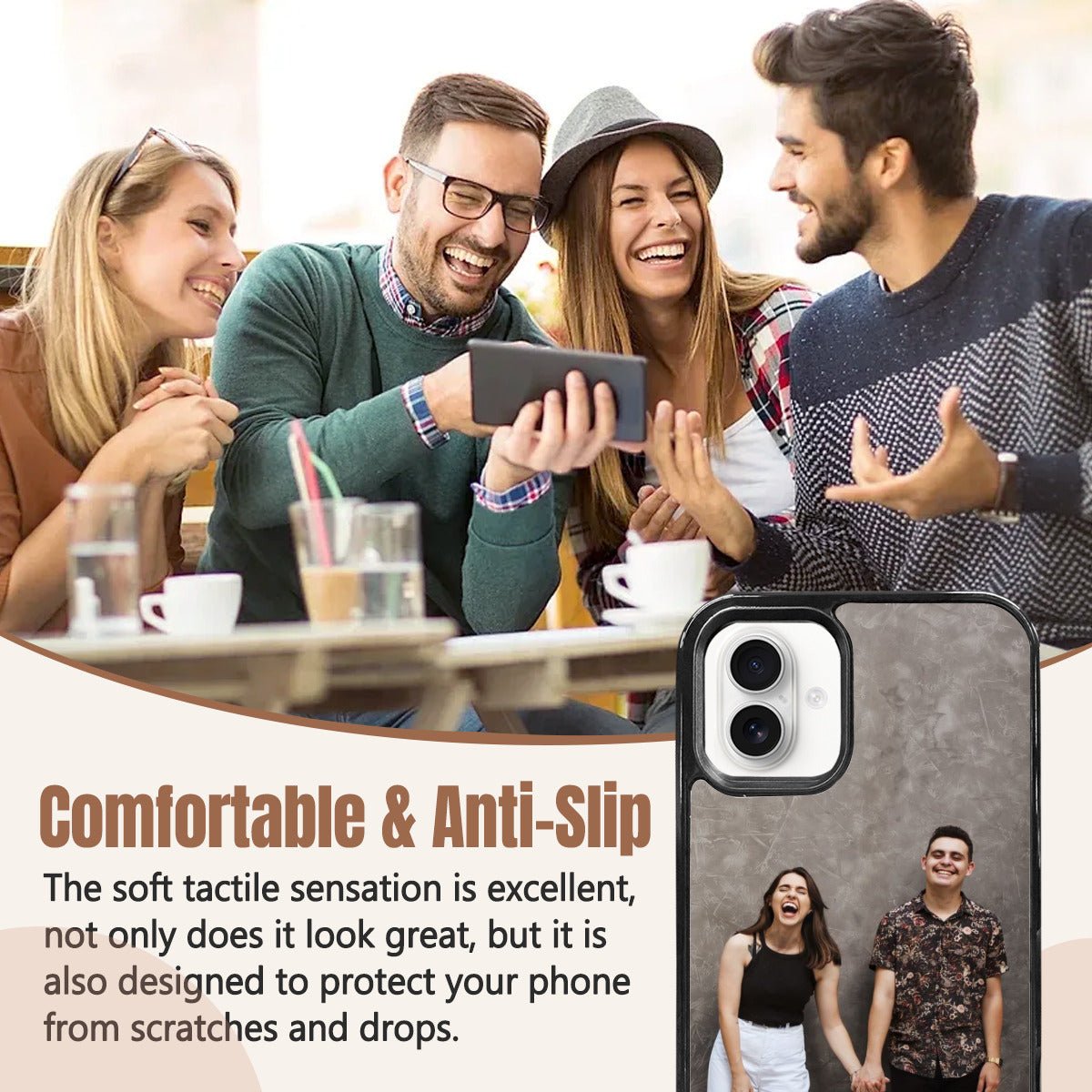 Customizable iPhone 16 Plus Mirror Cases: Design with Your Photos - iphoneCases - BuyEcEc