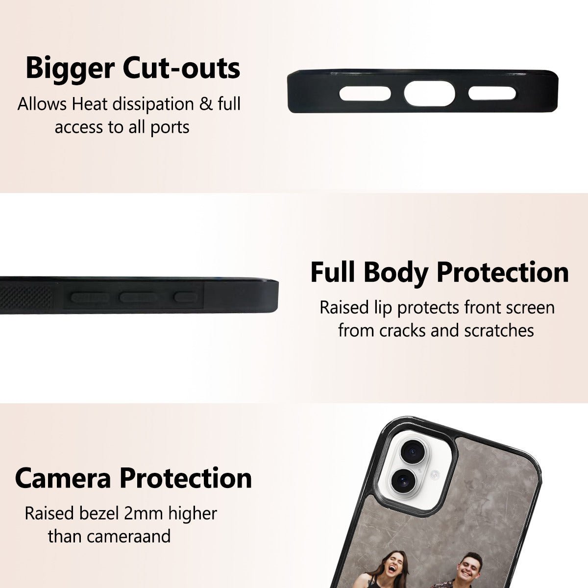 Customizable iPhone 16 Plus Mirror Cases: Design with Your Photos - iphoneCases - BuyEcEc