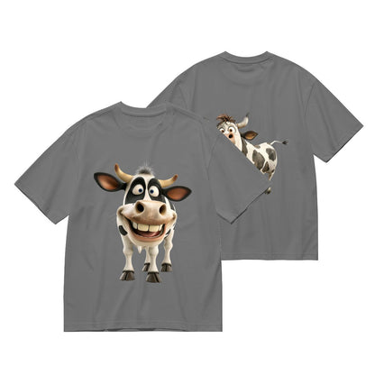 Cute & Custom Highland Cow T-Shirt for Men | Rustic Style (180g) - BuyEcEc