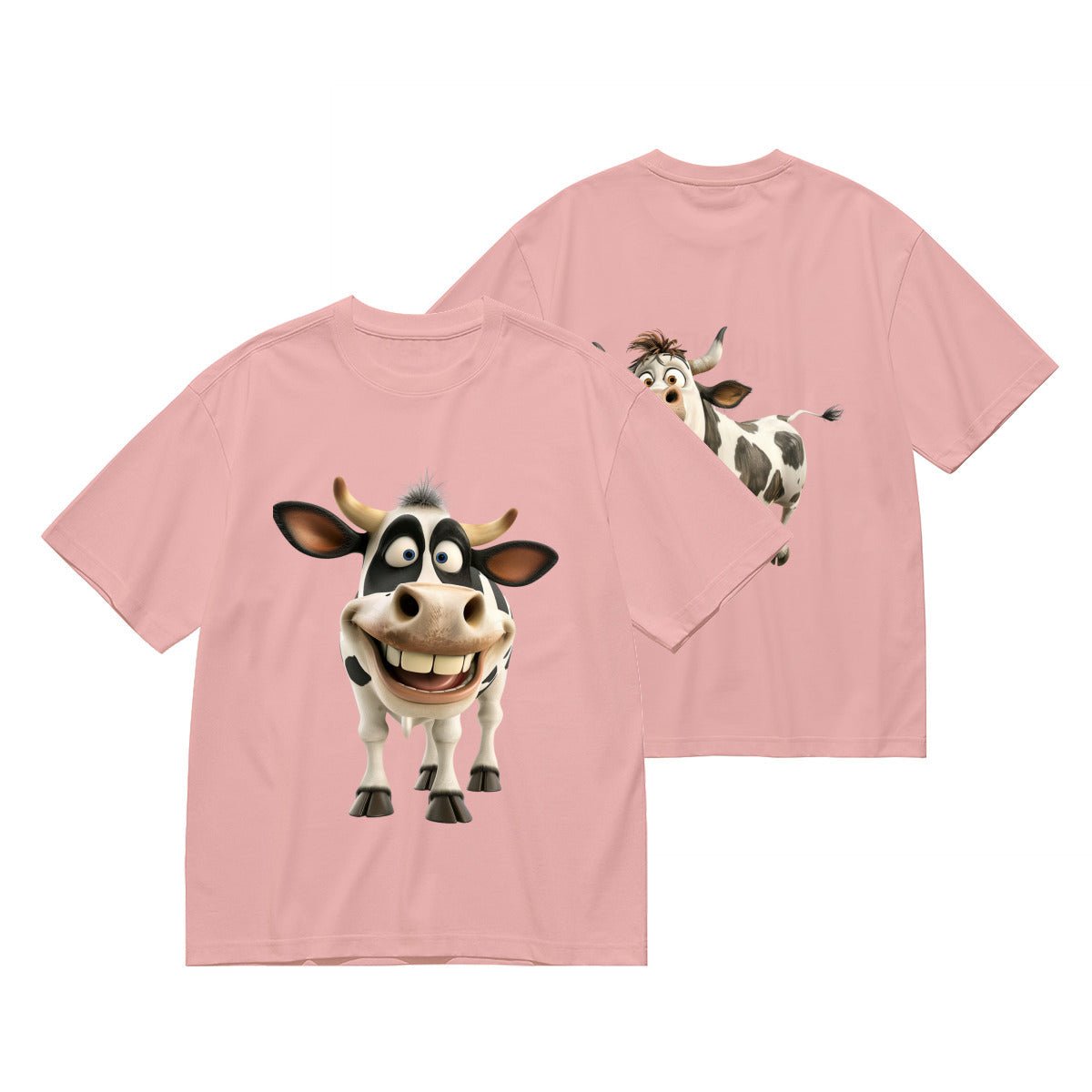 Cute & Custom Highland Cow T-Shirt for Men | Rustic Style (180g) - BuyEcEc