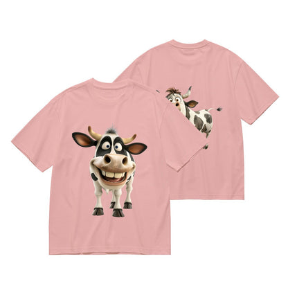 Cute & Custom Highland Cow T-Shirt for Men | Rustic Style (180g) - BuyEcEc