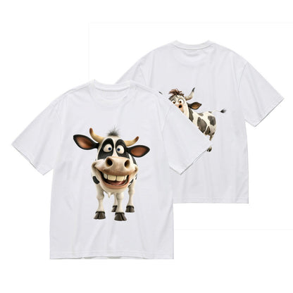 Cute & Custom Highland Cow T-Shirt for Men | Rustic Style (180g) - BuyEcEc