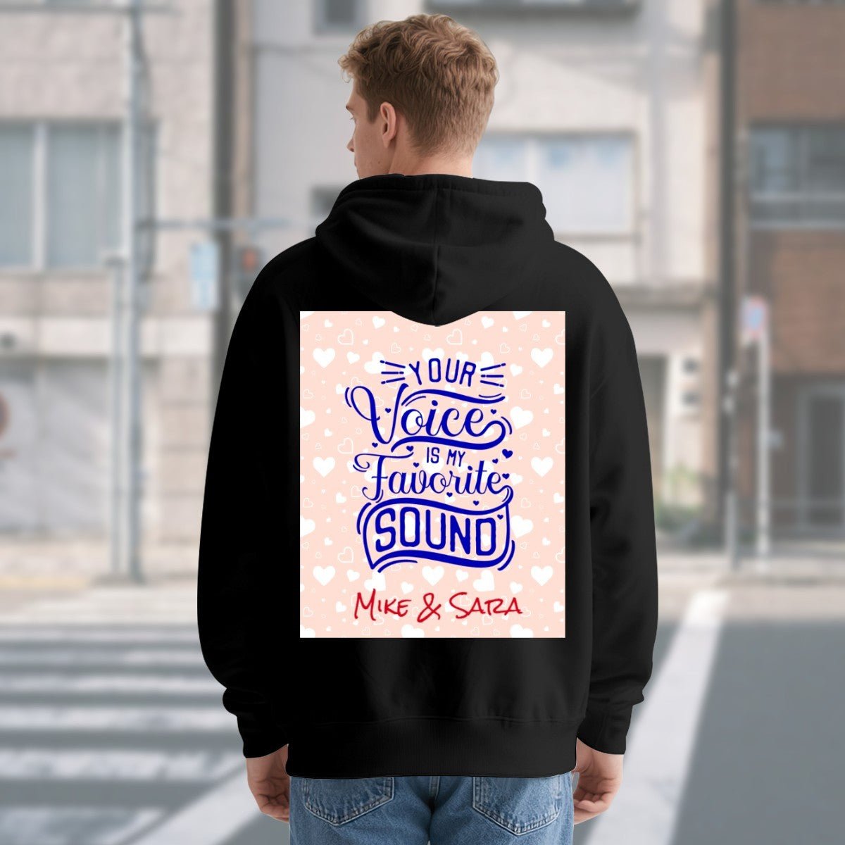 Cute Valentine Couple Hoodie | 280g Custom Quote | BuyEcEc - Hoodies - BuyEcEc
