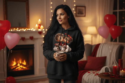 Cute Valentine Couple Hoodie | 280g Custom Quote | BuyEcEc - Hoodies - BuyEcEc