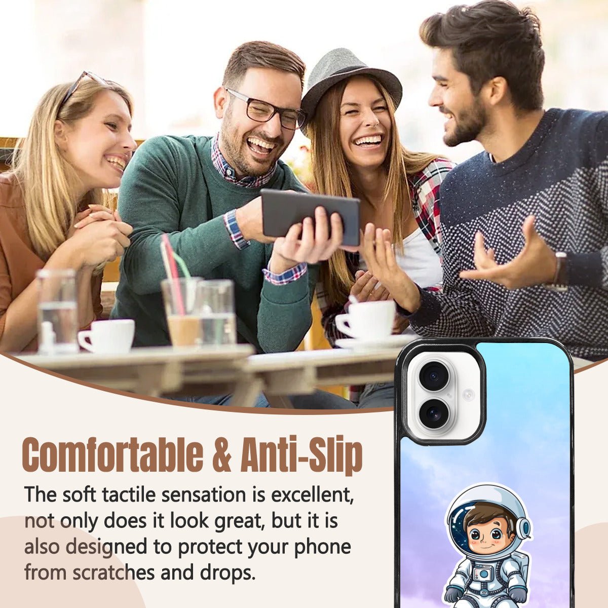 Discover the iPhone 16 Mirror Phone Case with Astronaut Design - iphoneCases - BuyEcEc