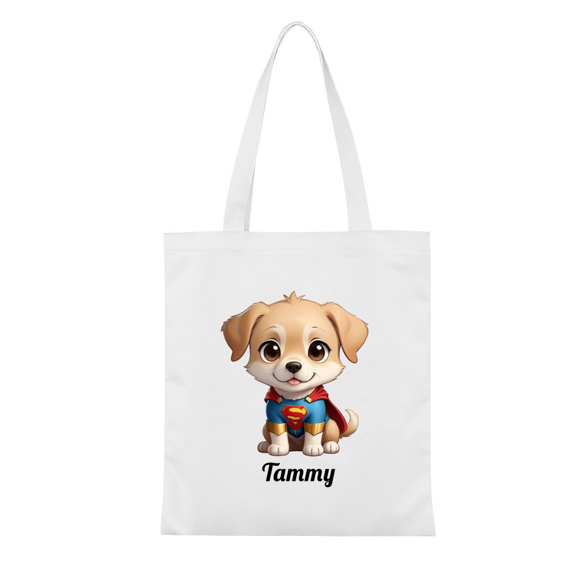 Dog Portrait Tote Bag for Dog Lovers | Personalized Canvas BagTote Bag Name Personalized - ToteBags - BuyEcEc