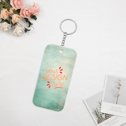 Double - Sided Acrylic Keychain Pendant - Gear - BuyEcEc