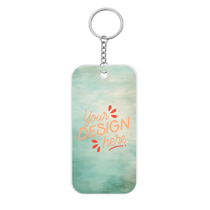 Double - Sided Acrylic Keychain Pendant - Gear - BuyEcEc