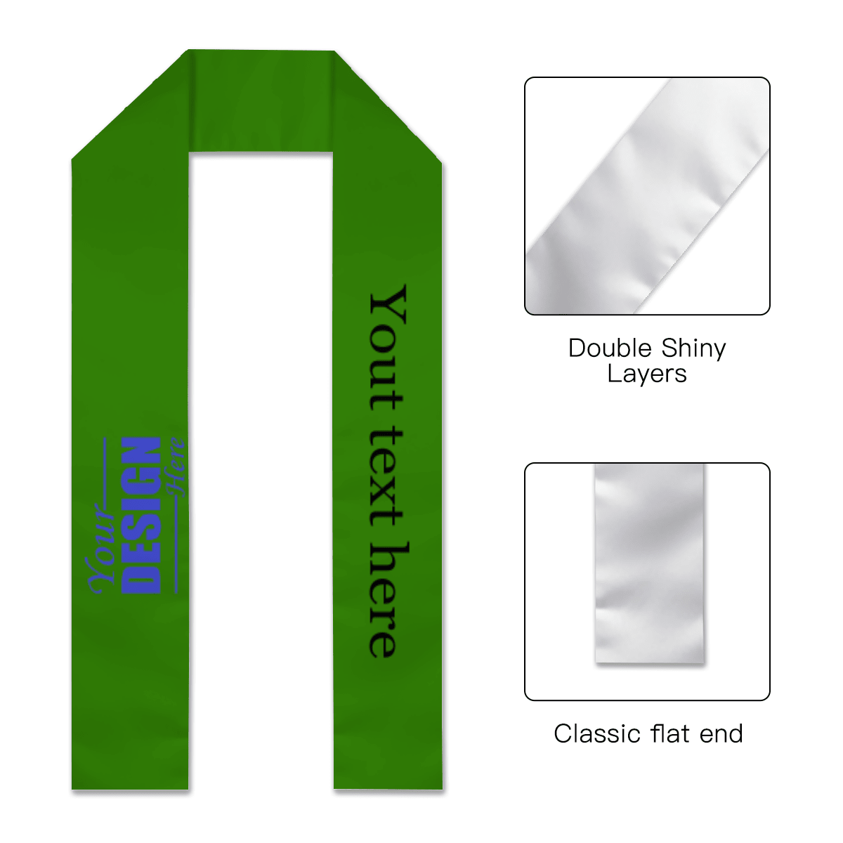 Double - Sided Graduation Shawl (Square Corner) - Gear - BuyEcEc