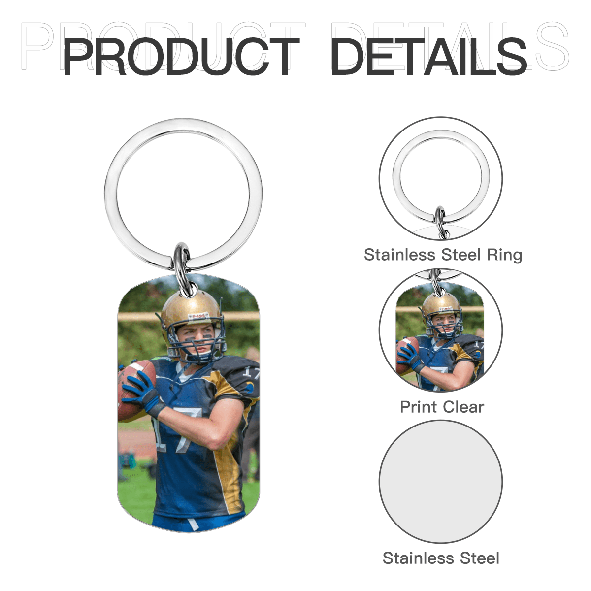 Double - Sided Keychain - Gear - BuyEcEc