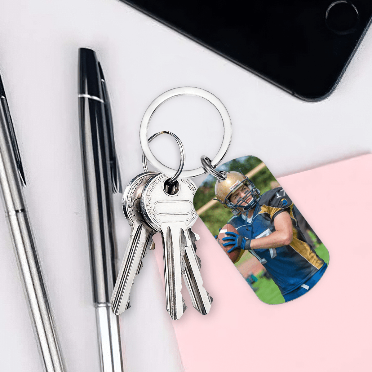 Double - Sided Keychain - Gear - BuyEcEc