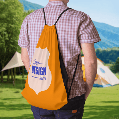 Drawstring Bag – Single - Side Custom Design - Storage - BuyEcEc