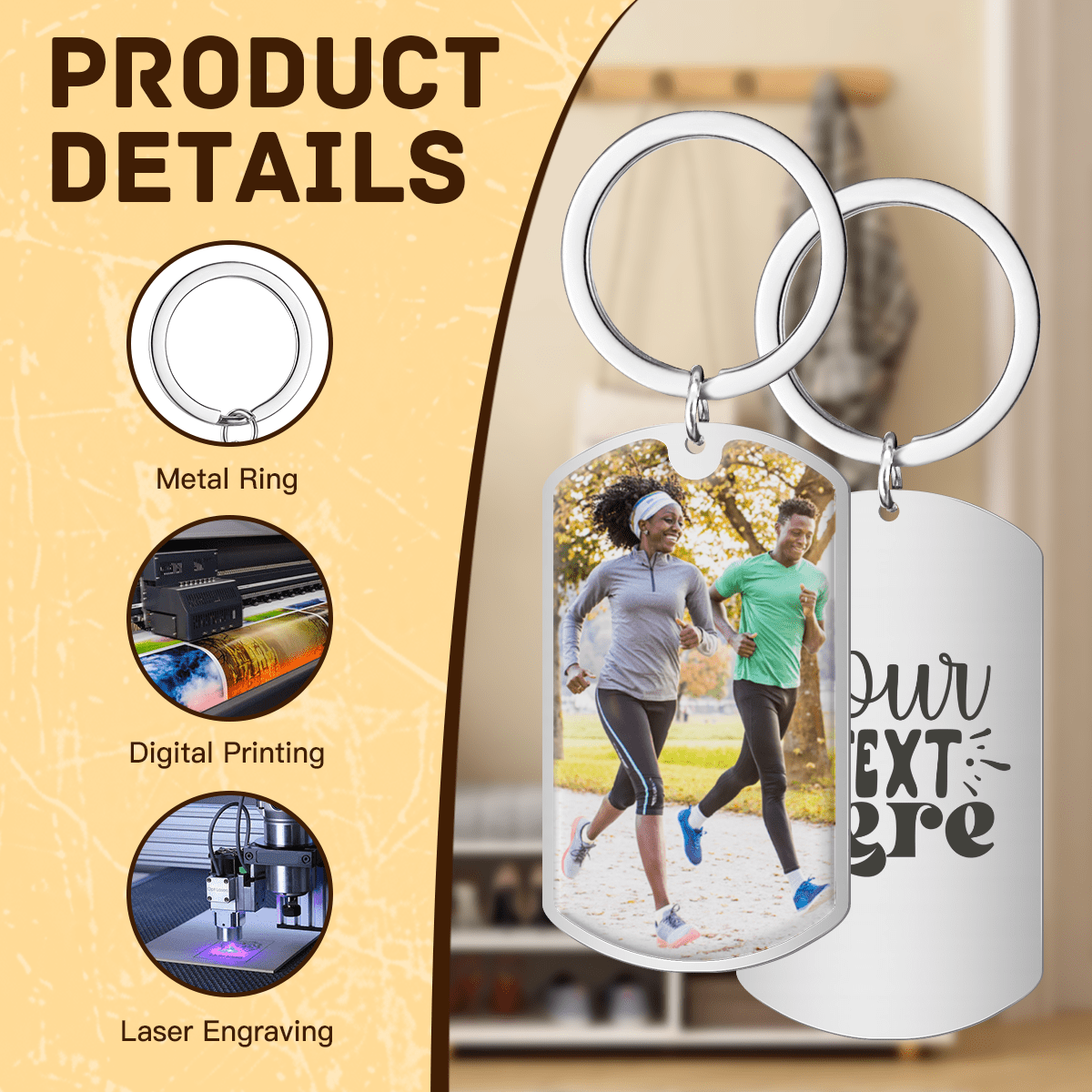 Epoxy Patch Keychain - Gear - BuyEcEc