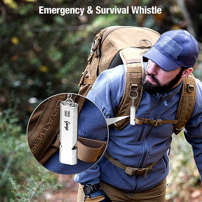 Field Rescue Whistle Aluminum Laser Engraving - BuyEcEc