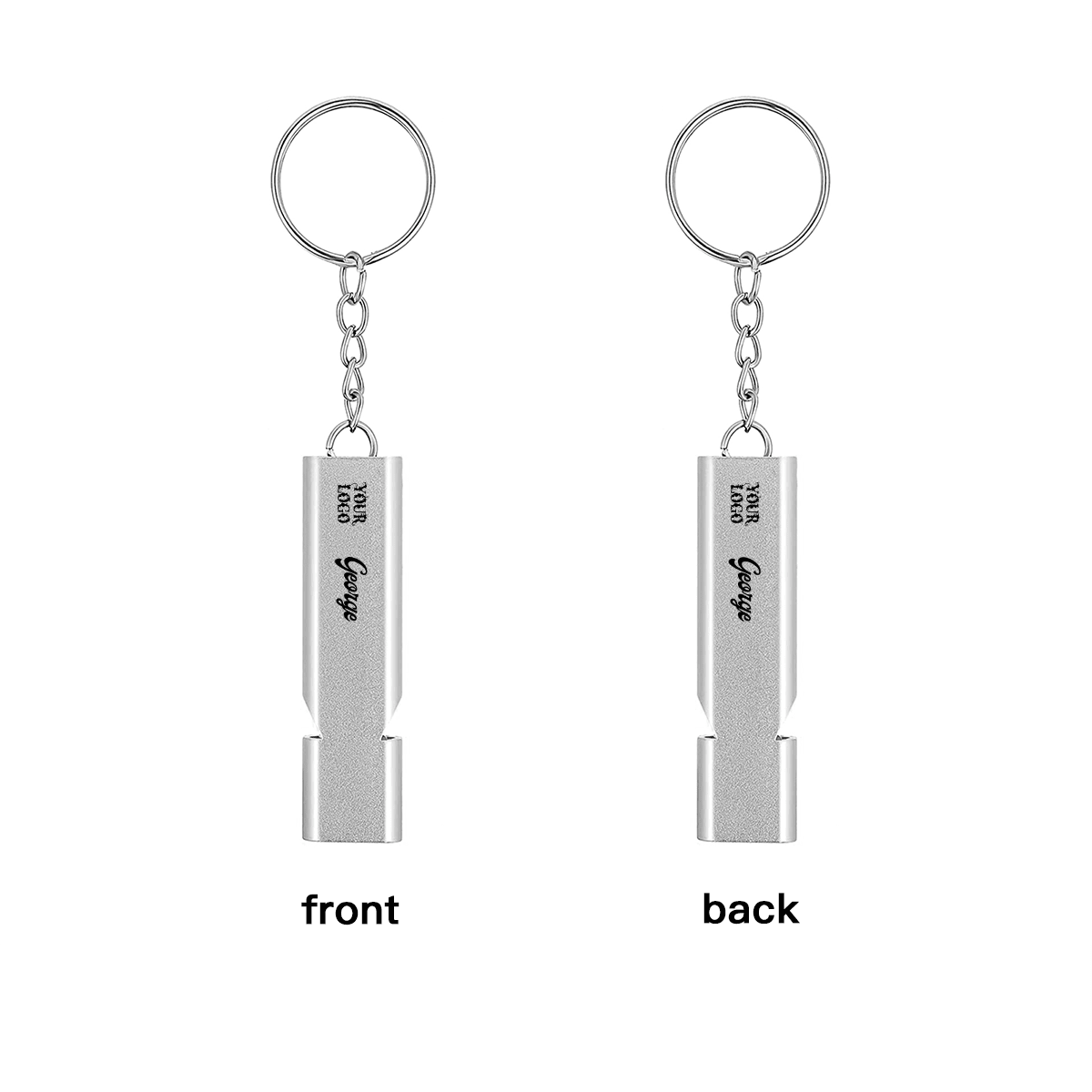 Field Rescue Whistle Aluminum Laser Engraving - BuyEcEc