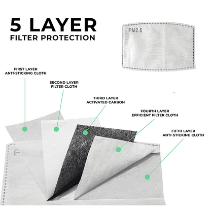 Filter Mask (XL, 23×20cm) - Face Mask - BuyEcEc