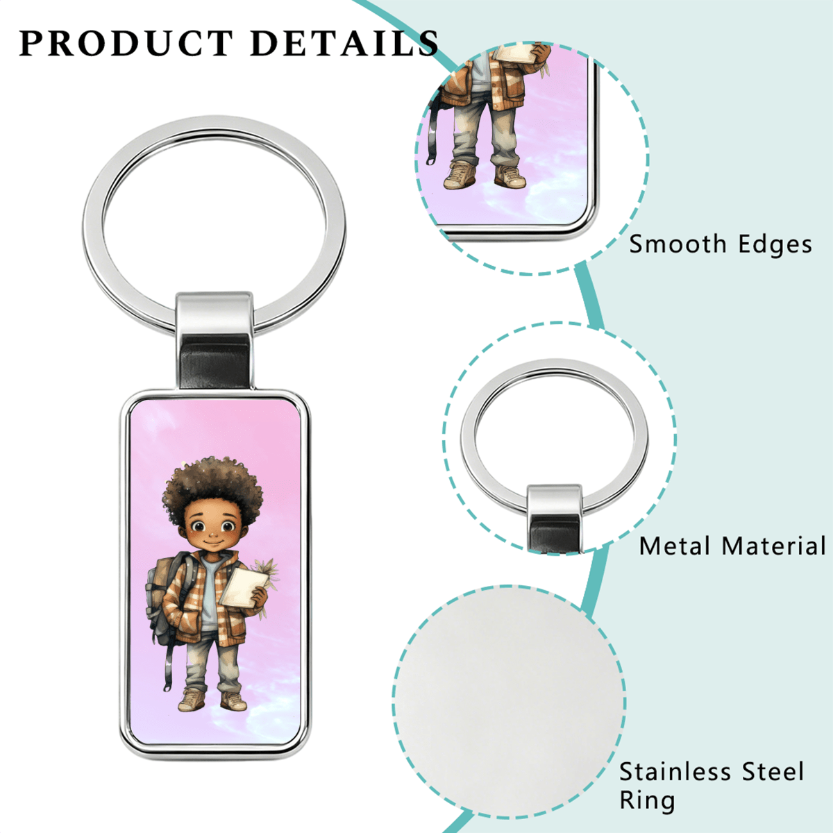 Football Stainless Steel Keychain - Gear - BuyEcEc