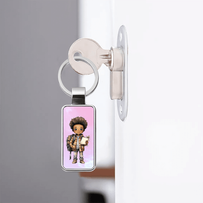 Football Stainless Steel Keychain - Gear - BuyEcEc