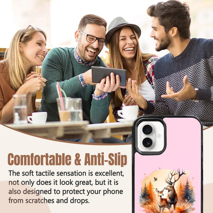 Forest Deer Mirror Phone Case for iPhone 16 Plus: Embrace Nature - iphoneCases - BuyEcEc