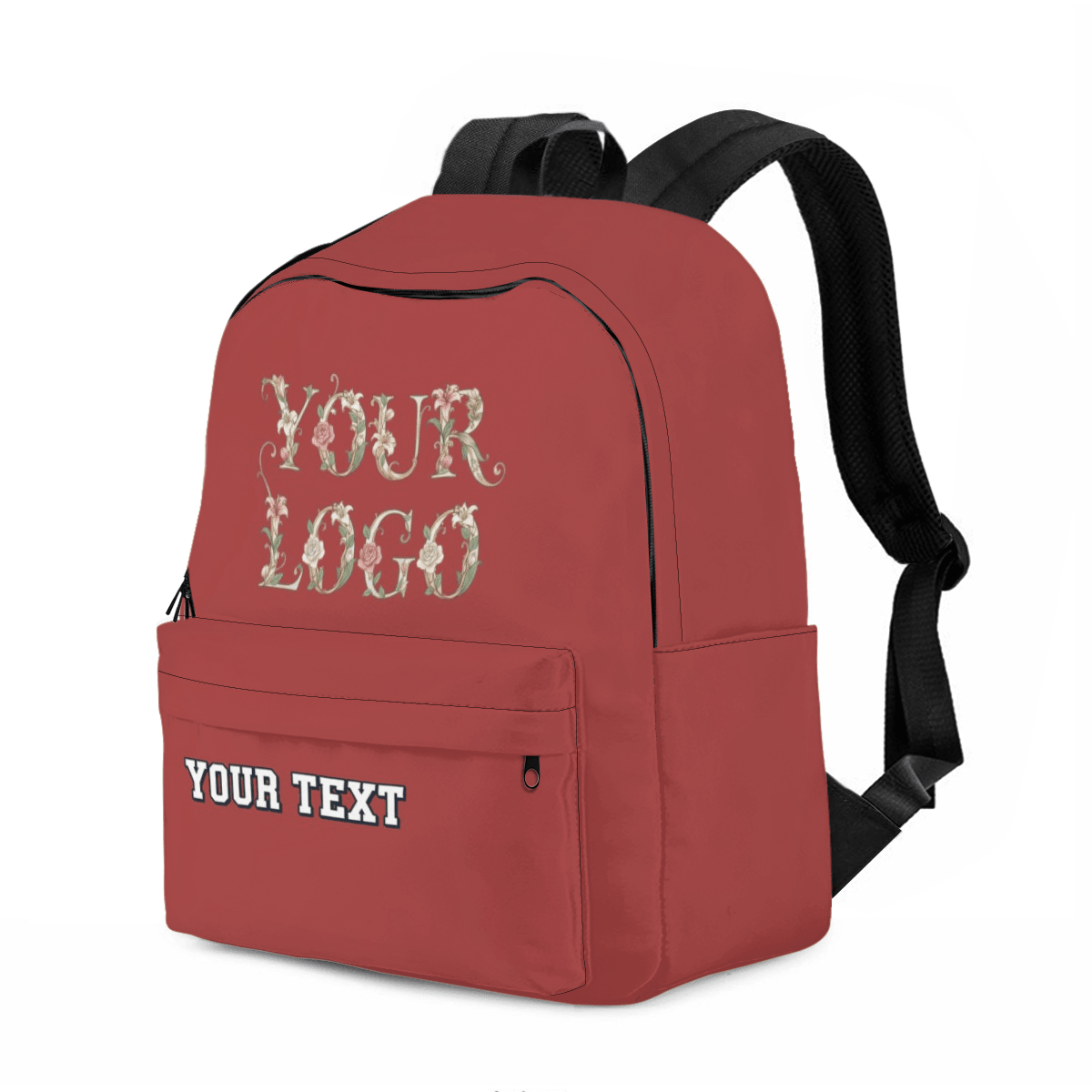 Half - Width Lightweight Student Backpack – Custom Text - Storage - BuyEcEc