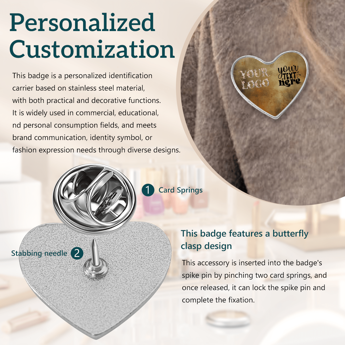 Heart Badge - Gear - BuyEcEc