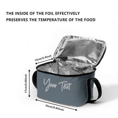 Insulated Lunch Box – Custom Text (Dot) - Storage - BuyEcEc