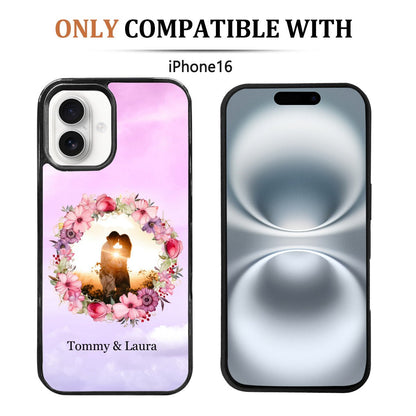 iPhone 16 Mirror Case: Circle Photo & Personalized Unique Gift - iphoneCases - BuyEcEc