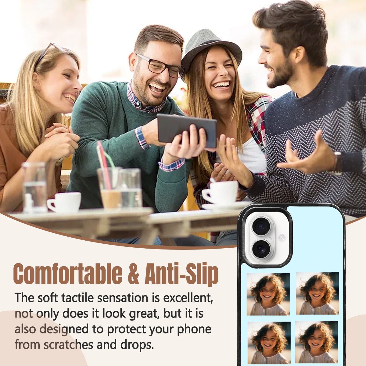 iPhone 16 Mirror Phone Case Photo Collage: Create Lasting Memories - iphoneCases - BuyEcEc