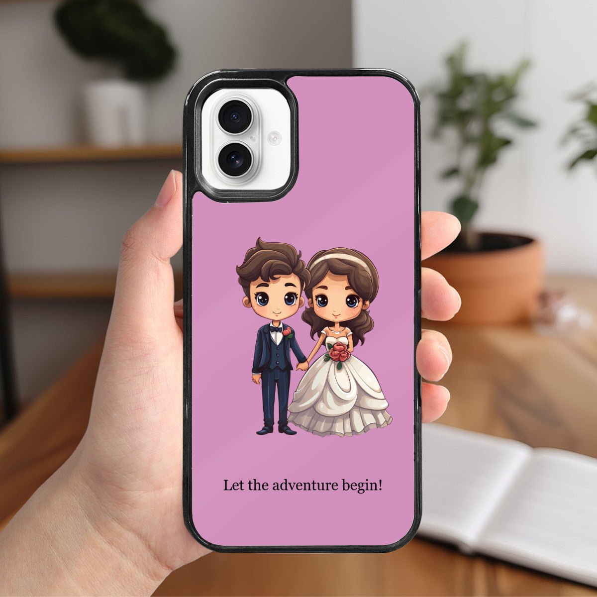 iPhone 16 Plus Mirror Phone Case: Perfect Wedding Couple Gifts - iphoneCases - BuyEcEc