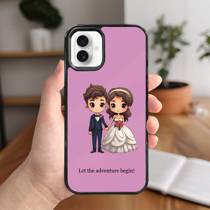iPhone 16 Plus Mirror Phone Case: Perfect Wedding Couple Gifts - iphoneCases - BuyEcEc