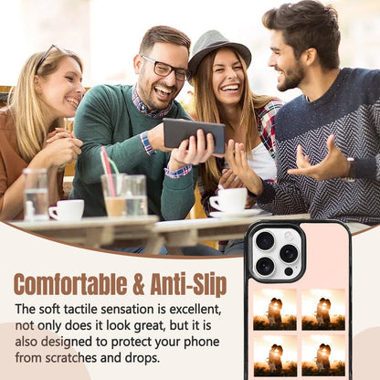 iPhone 16 Pro Max Mirror Phone Case: Photo Collage & Custom Text - iphoneCases - BuyEcEc