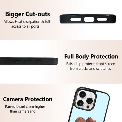 iPhone 16 Pro Wedding Gift: Unique Mirror Case with Personalized Text - iphoneCases - BuyEcEc