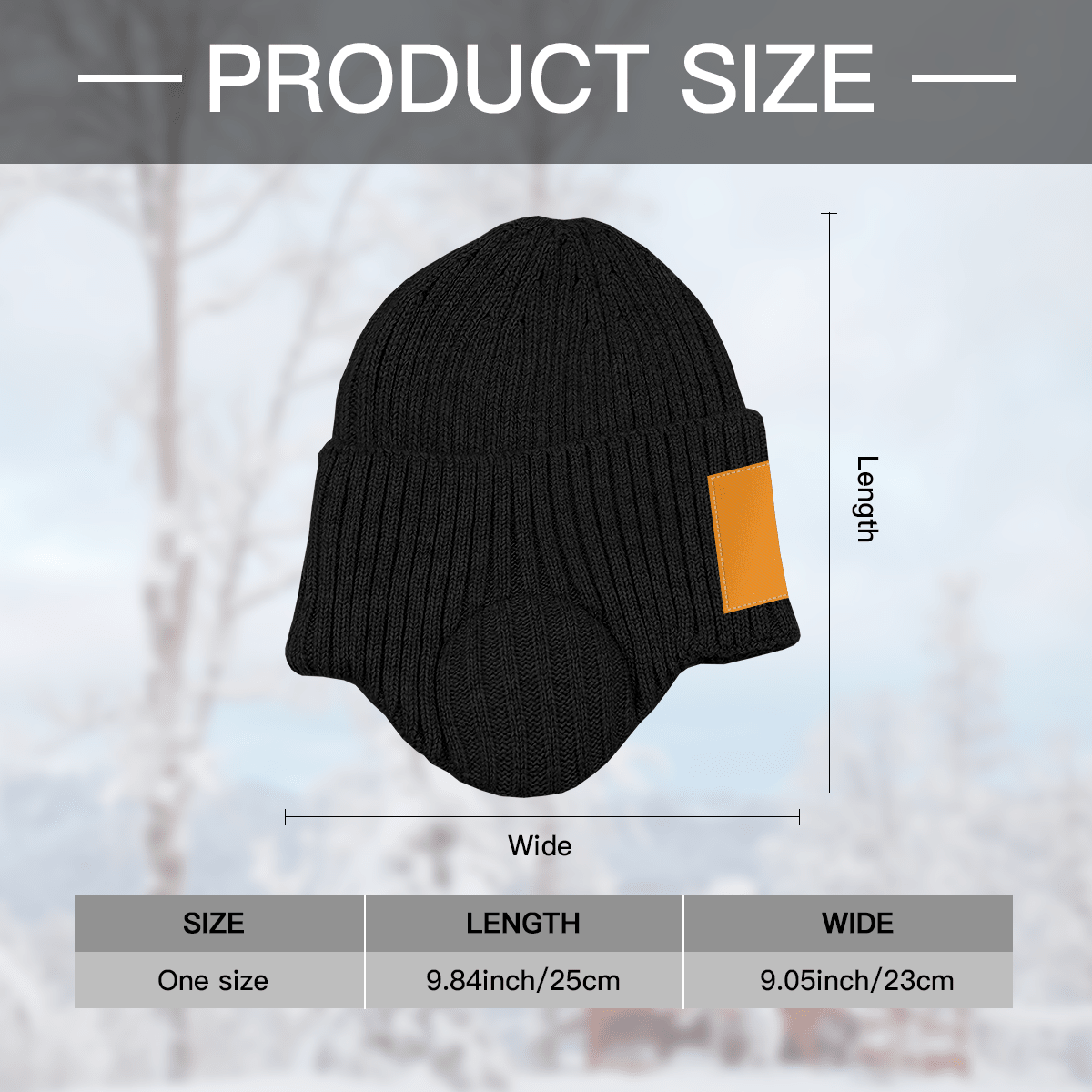 Knit Hat With Ear Protection - Gear - BuyEcEc